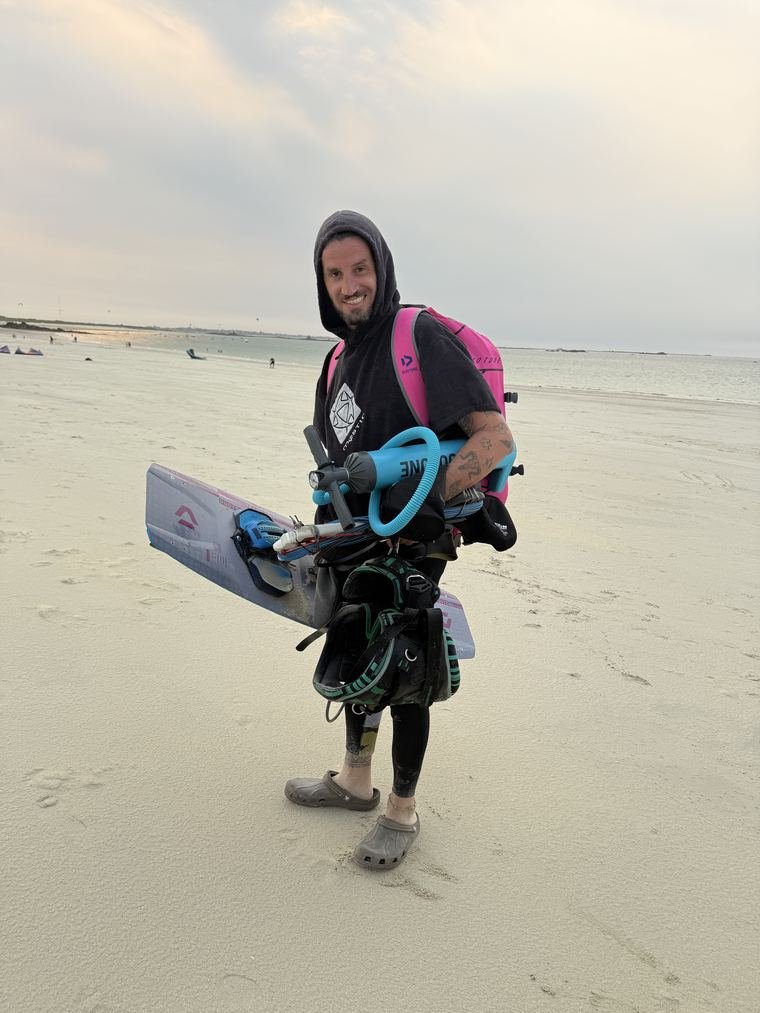 Rudy, moniteur de kite